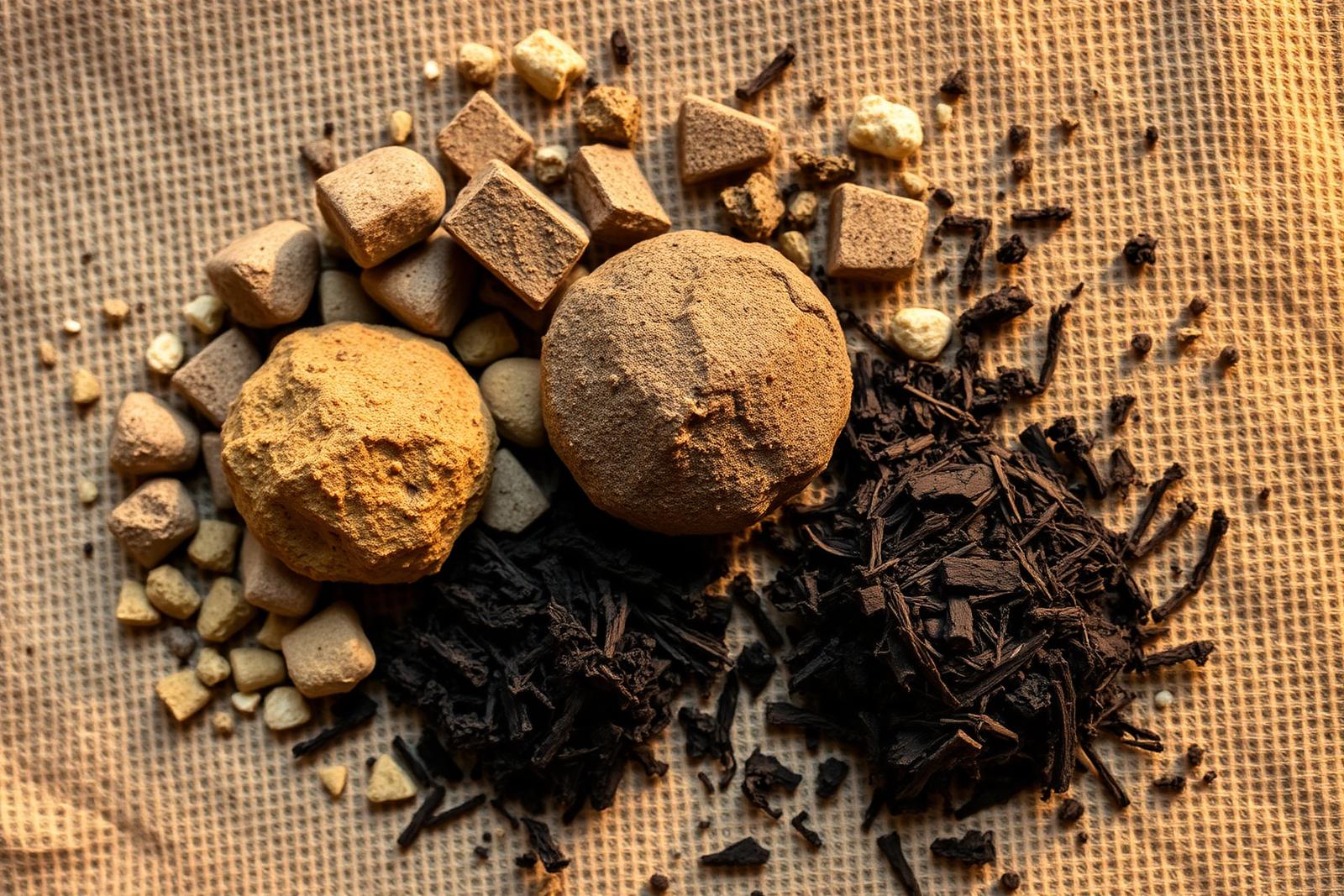 Engineered natural restoration materials